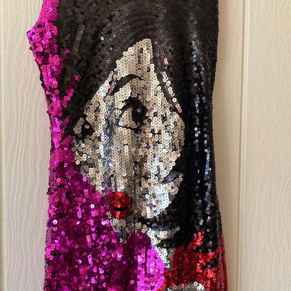 All over sequin dress
